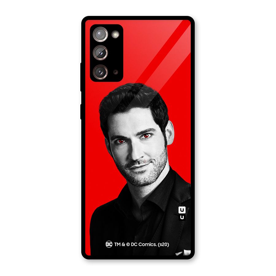 Lucifer Devil Smile Glass Back Case for Galaxy Note 20