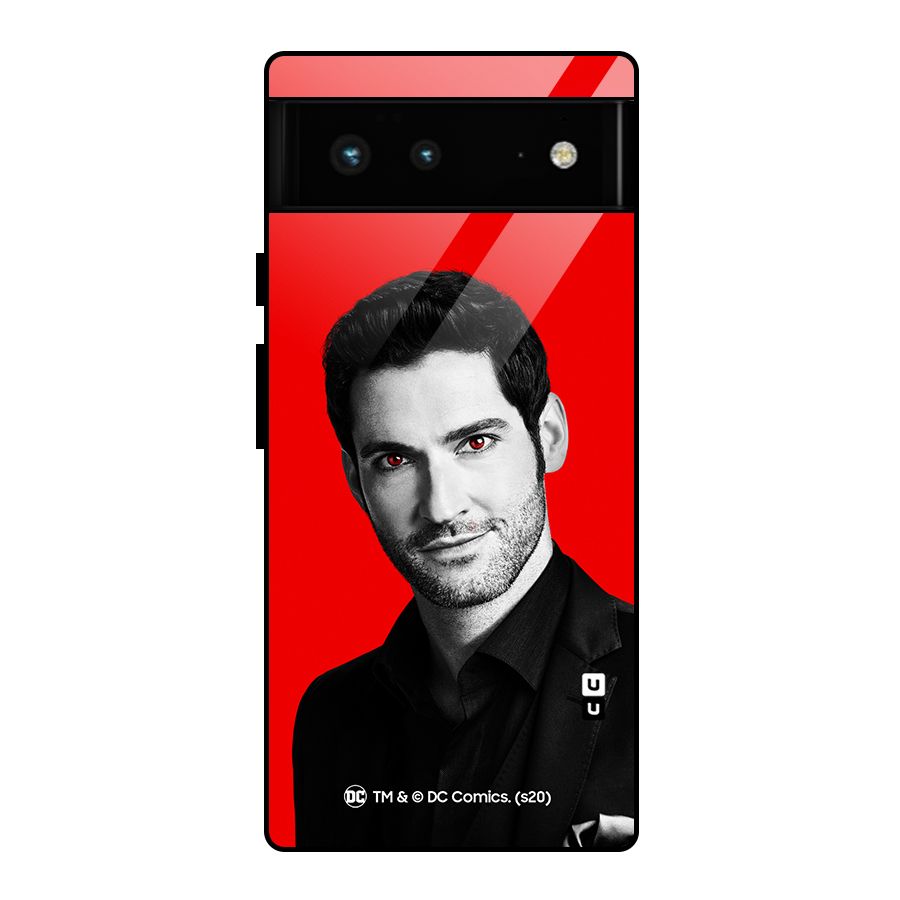 Lucifer Devil Smile Glass Back Case for Google Pixel 6