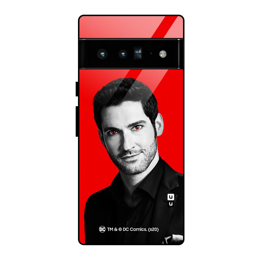 Lucifer Devil Smile Glass Back Case for Google Pixel 6 Pro