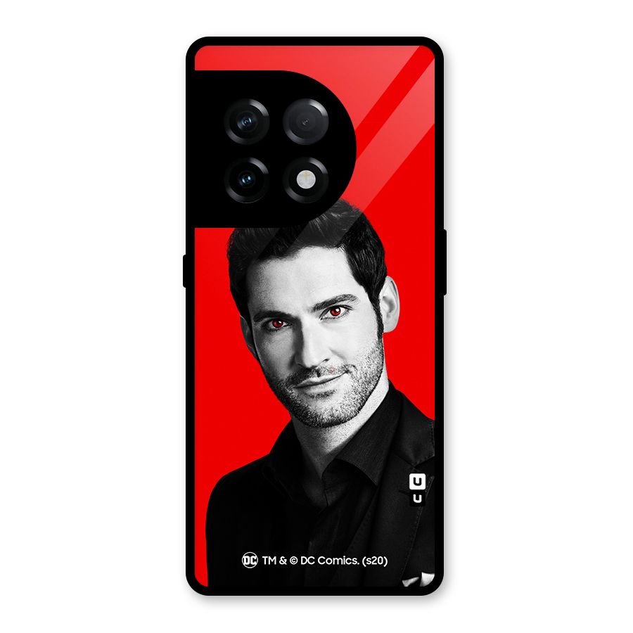 Lucifer Devil Smile Glass Back Case for OnePlus 11R