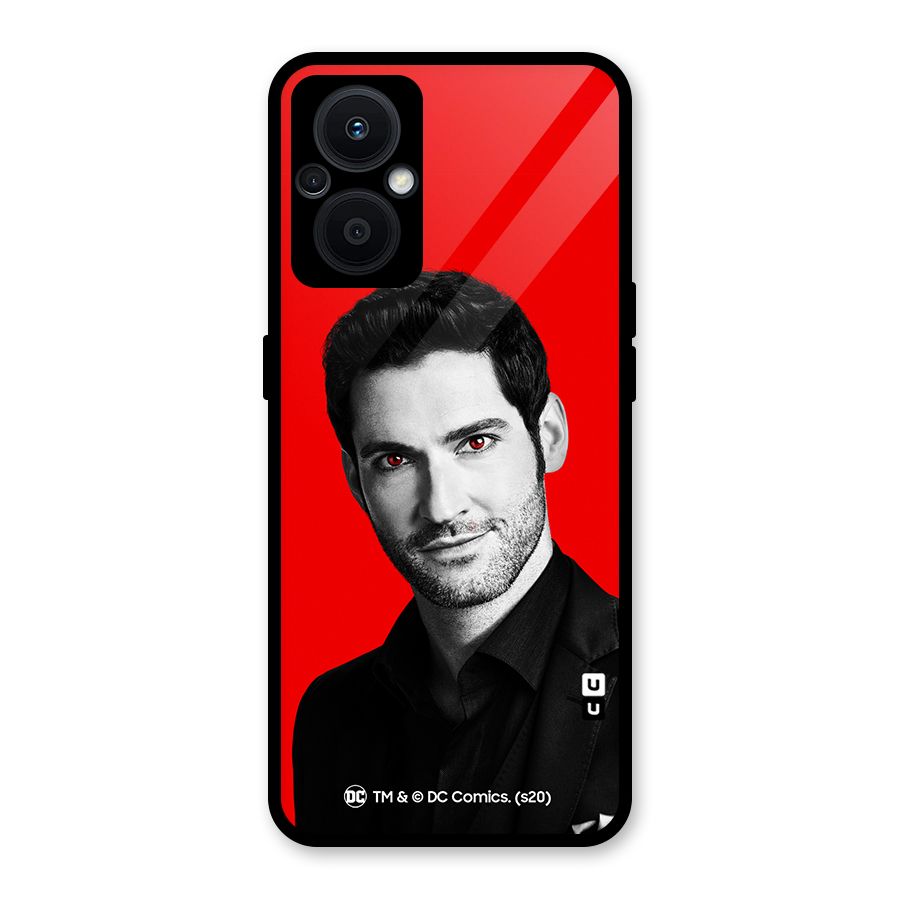 Lucifer Devil Smile Glass Back Case for Oppo F21s Pro 5G