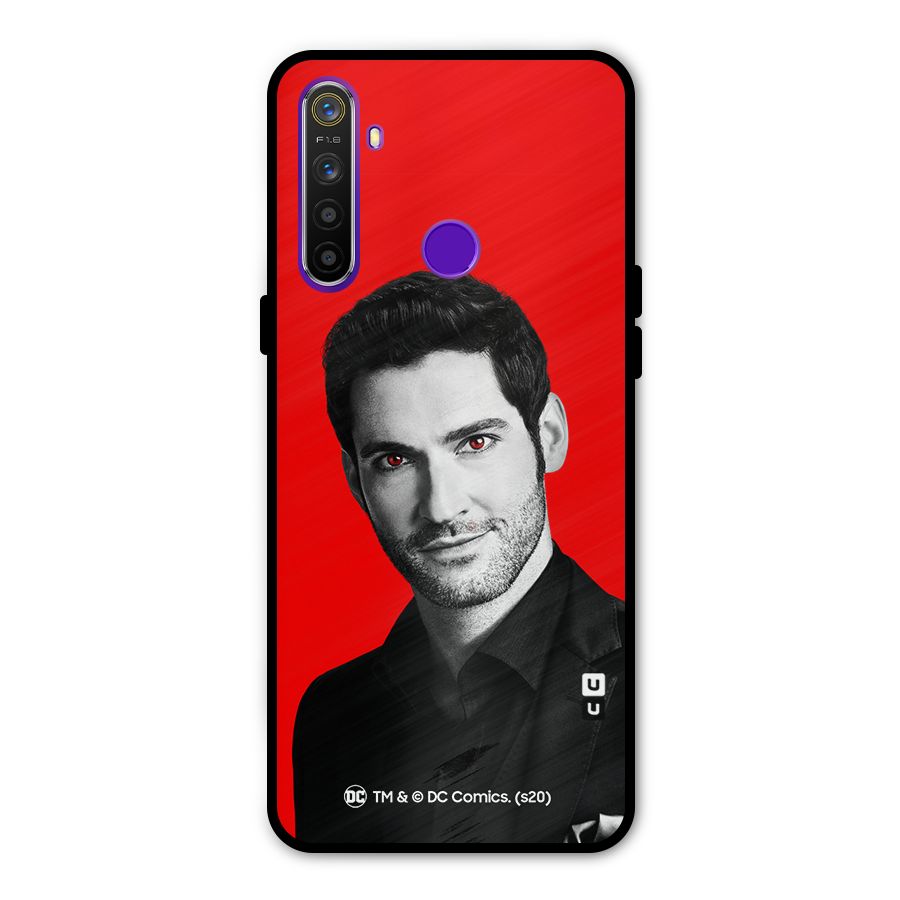 Lucifer Devil Smile Glass Back Case for Realme 5s