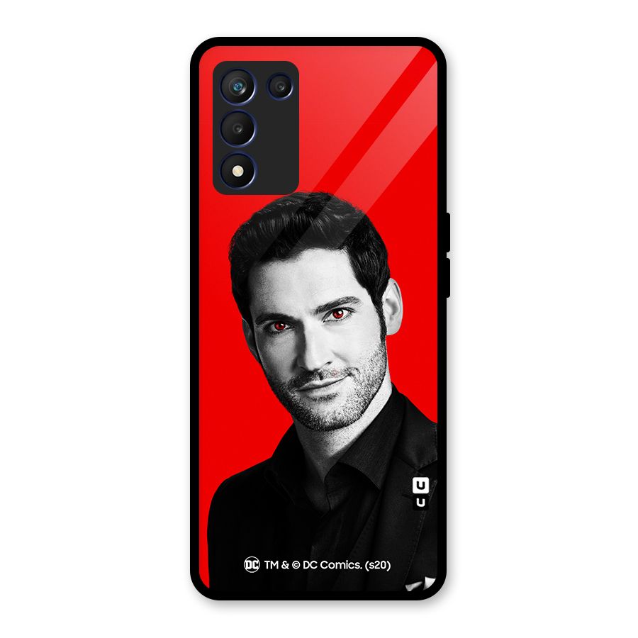 Lucifer Devil Smile Glass Back Case for Realme 9 5G Speed