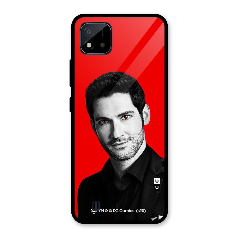 Lucifer Devil Smile Glass Back Case for Realme C11 2021
