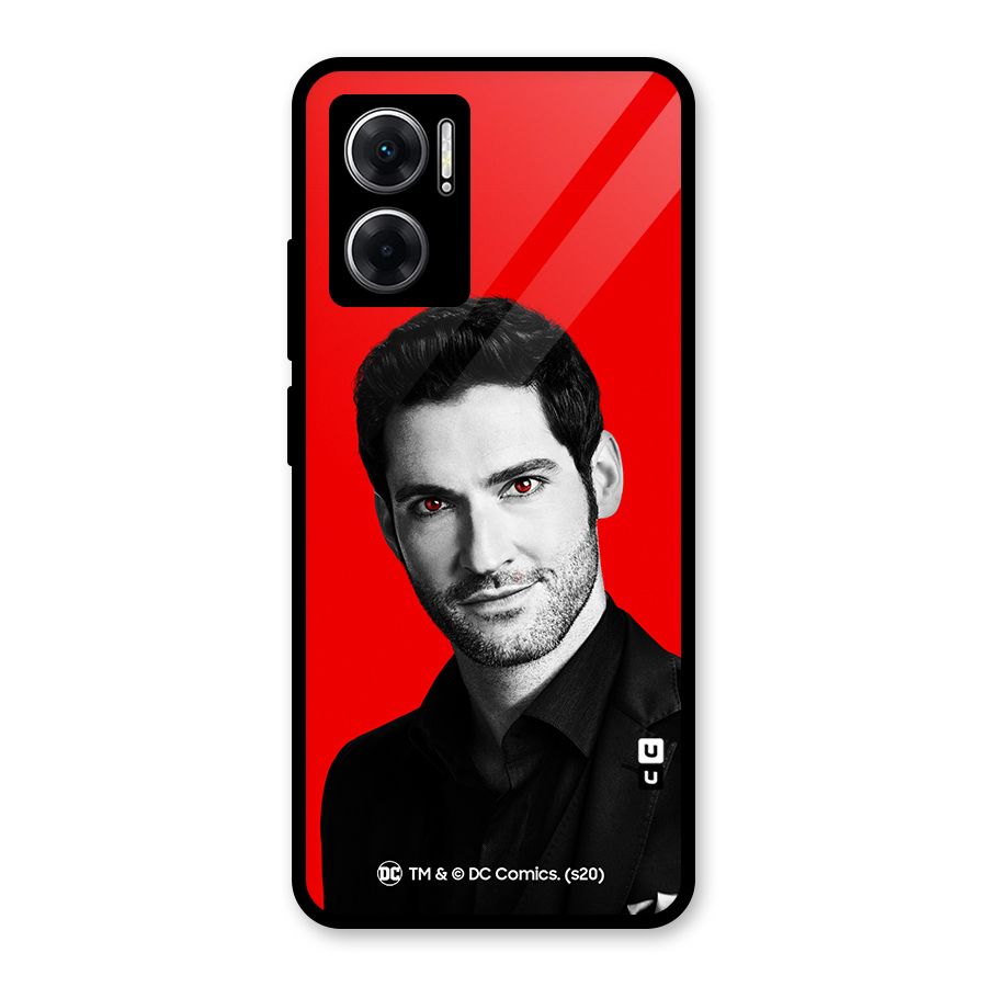 Lucifer Devil Smile Glass Back Case for Redmi 11 Prime 5G