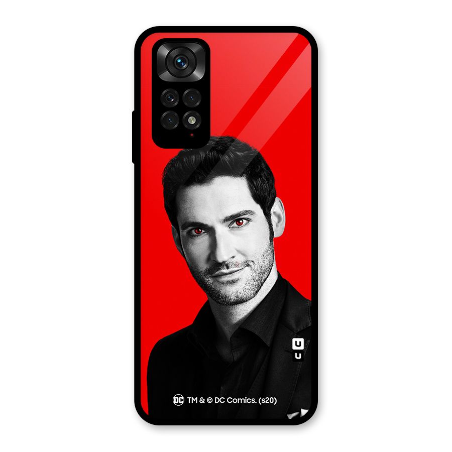 Lucifer Devil Smile Glass Back Case for Redmi Note 11S