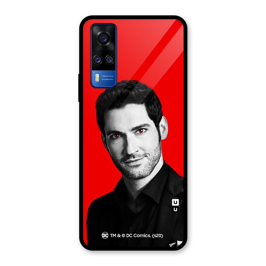 Lucifer Devil Smile Glass Back Case for Vivo Y31