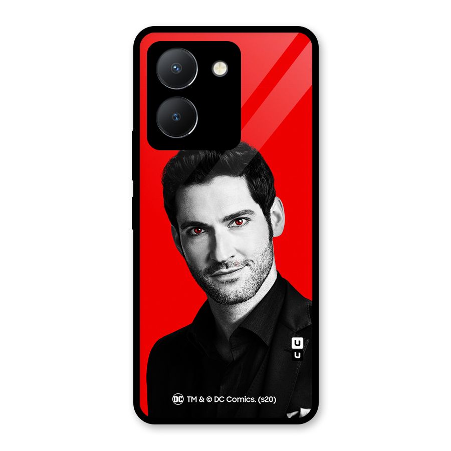 Lucifer Devil Smile Glass Back Case for Vivo Y36