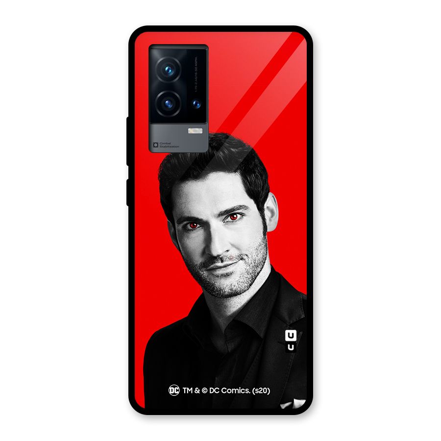 Lucifer Devil Smile Glass Back Case for iQOO 9 5G