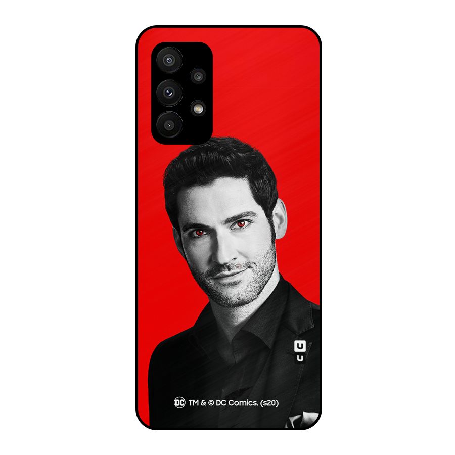 Lucifer Devil Smile Metal Back Case for Galaxy A23