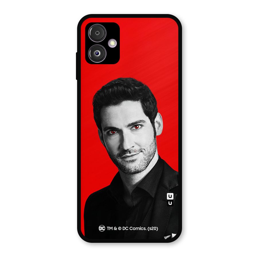 Lucifer Devil Smile Metal Back Case for Galaxy F14
