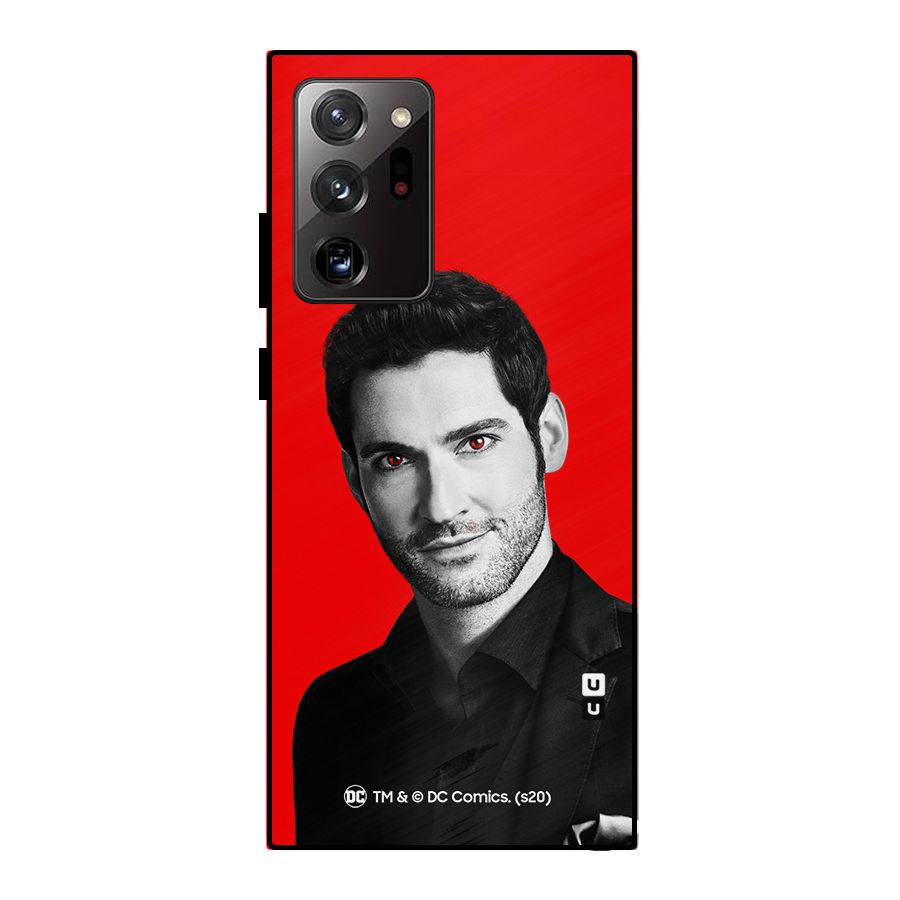 Lucifer Devil Smile Metal Back Case for Galaxy Note 20 Ultra