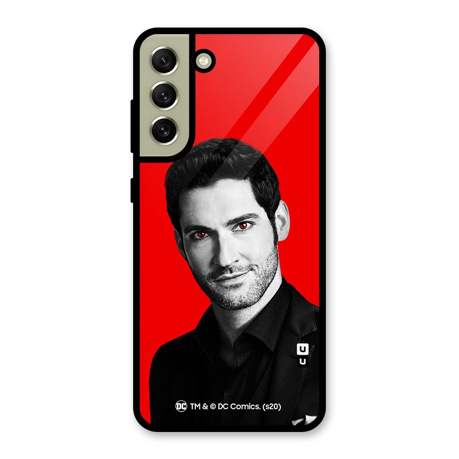 Lucifer Devil Smile Metal Back Case for Galaxy S21 FE 5G (2023)