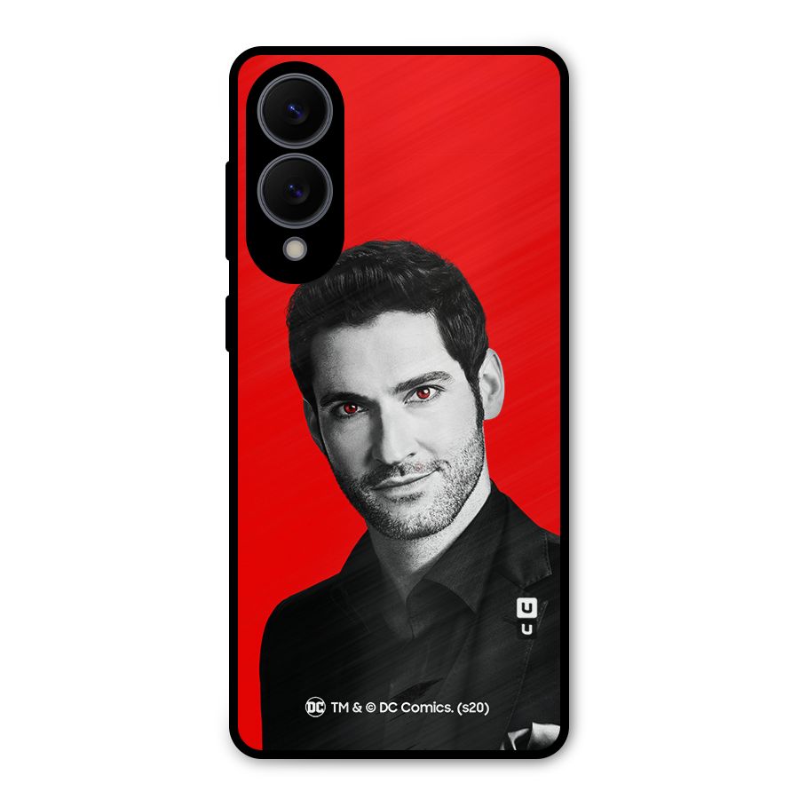 Lucifer Devil Smile Metal Back Case for Galaxy S25 Edge