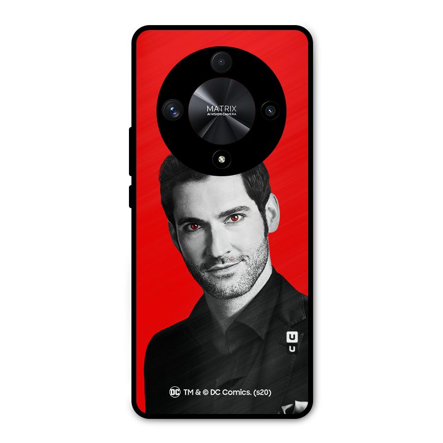 Lucifer Devil Smile Metal Back Case for Honor X9b