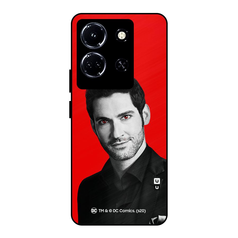 Lucifer Devil Smile Metal Back Case for Infinix Note 30 5G