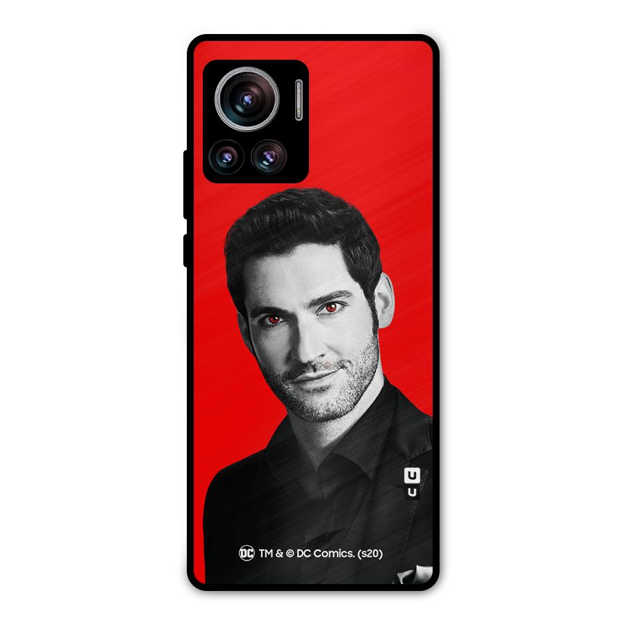 Lucifer Devil Smile Metal Back Case for Motorola Edge 30 Ultra