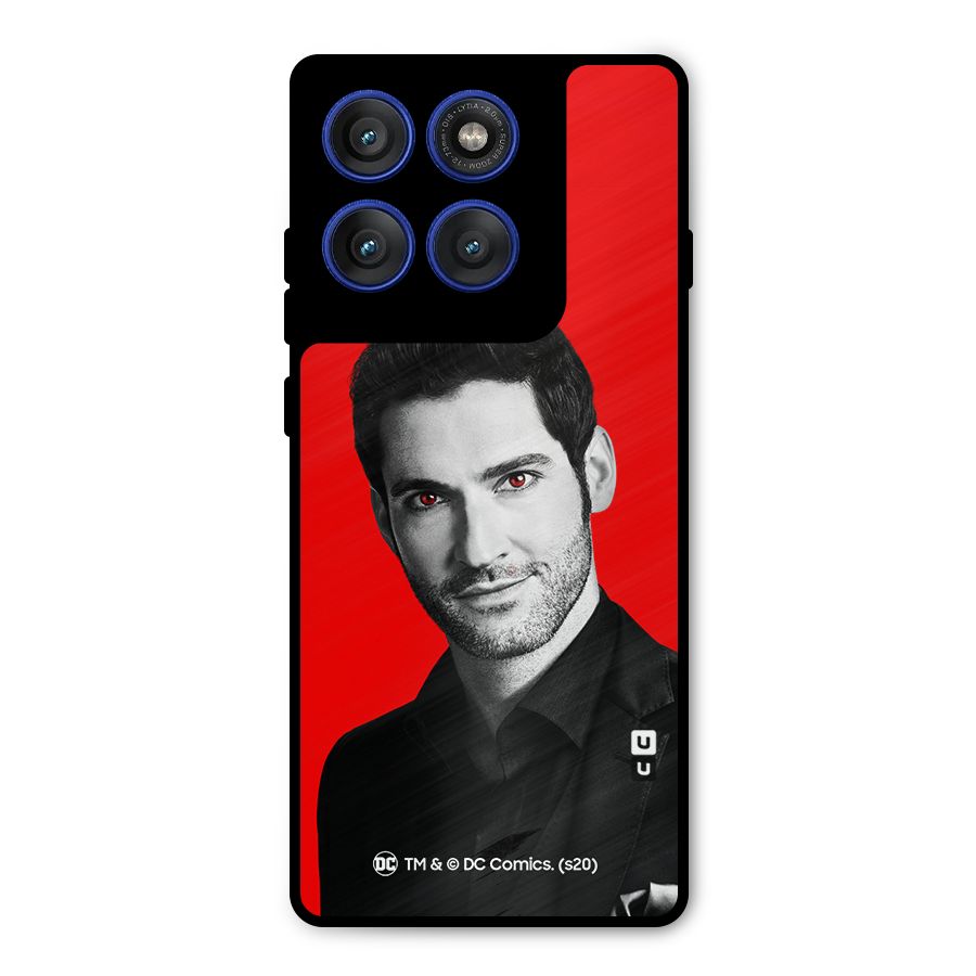 Lucifer Devil Smile Metal Back Case for Motorola Edge 60 Pro