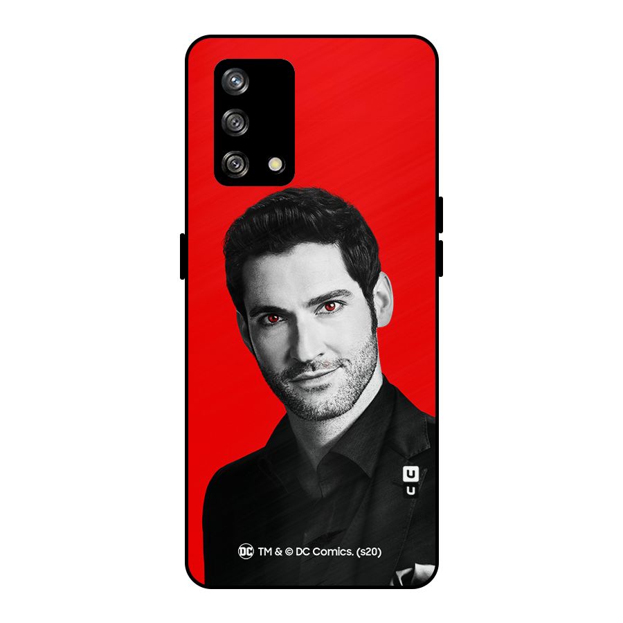 Lucifer Devil Smile Metal Back Case for Oppo F19