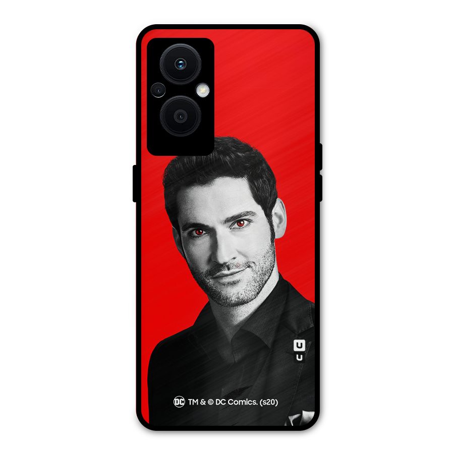 Lucifer Devil Smile Metal Back Case for Oppo F21s Pro 5G