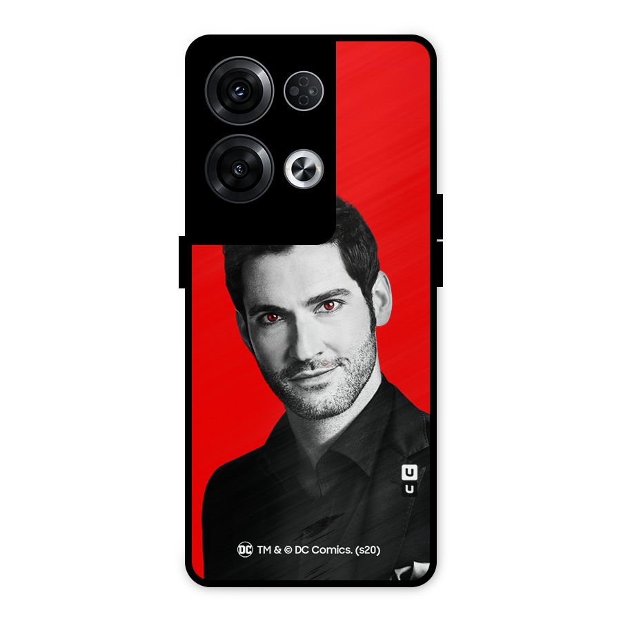 Lucifer Devil Smile Metal Back Case for Oppo Reno8 Pro 5G