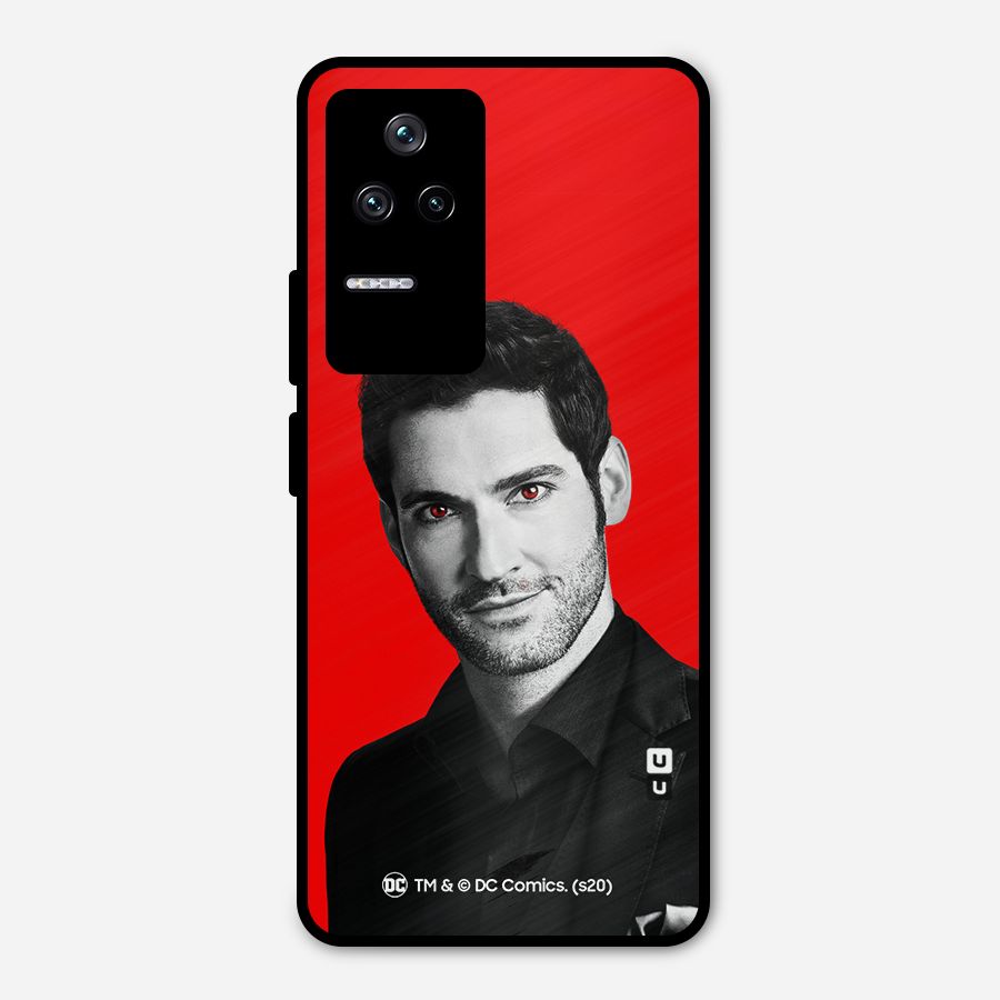 Lucifer Devil Smile Metal Back Case for Poco F4 5G