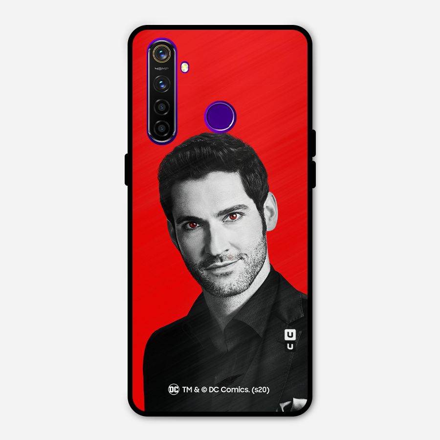 Lucifer Devil Smile Metal Back Case for Realme 5 Pro