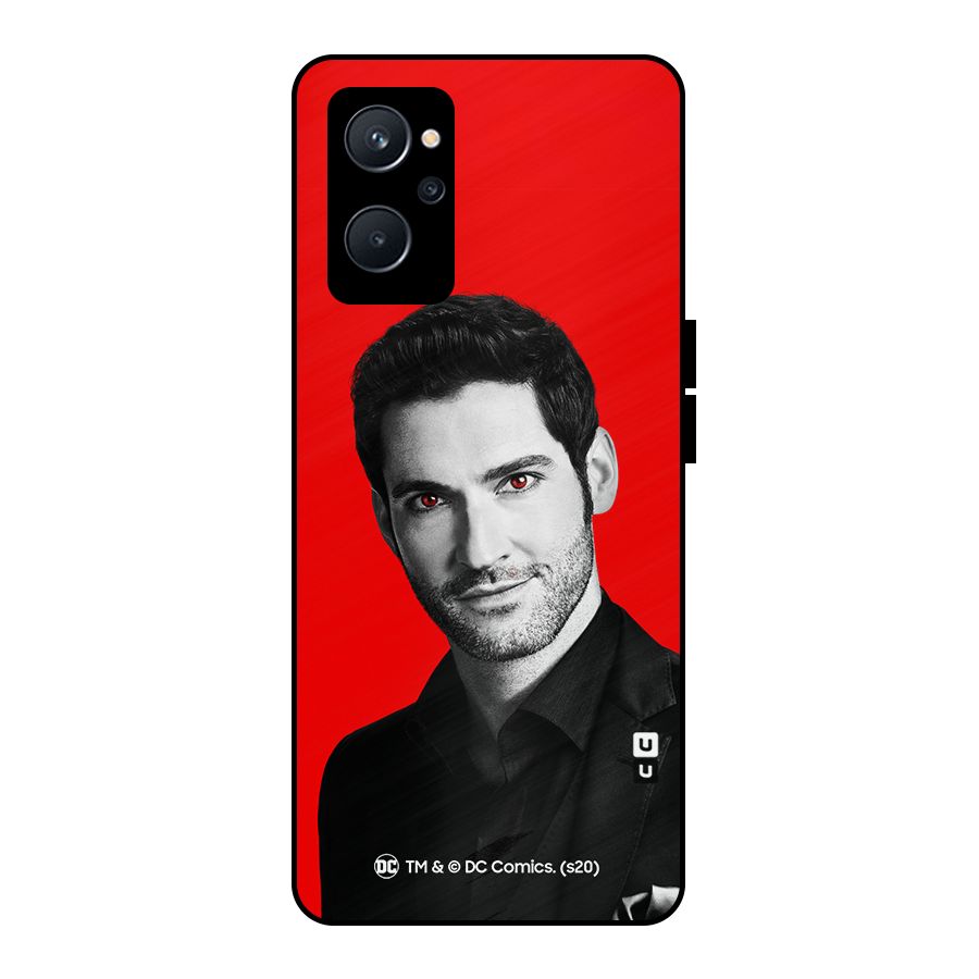 Lucifer Devil Smile Metal Back Case for Realme 9i 5G