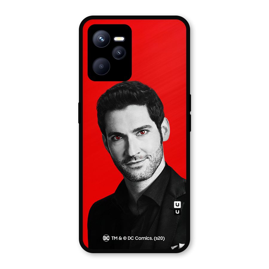Lucifer Devil Smile Metal Back Case for Realme C35