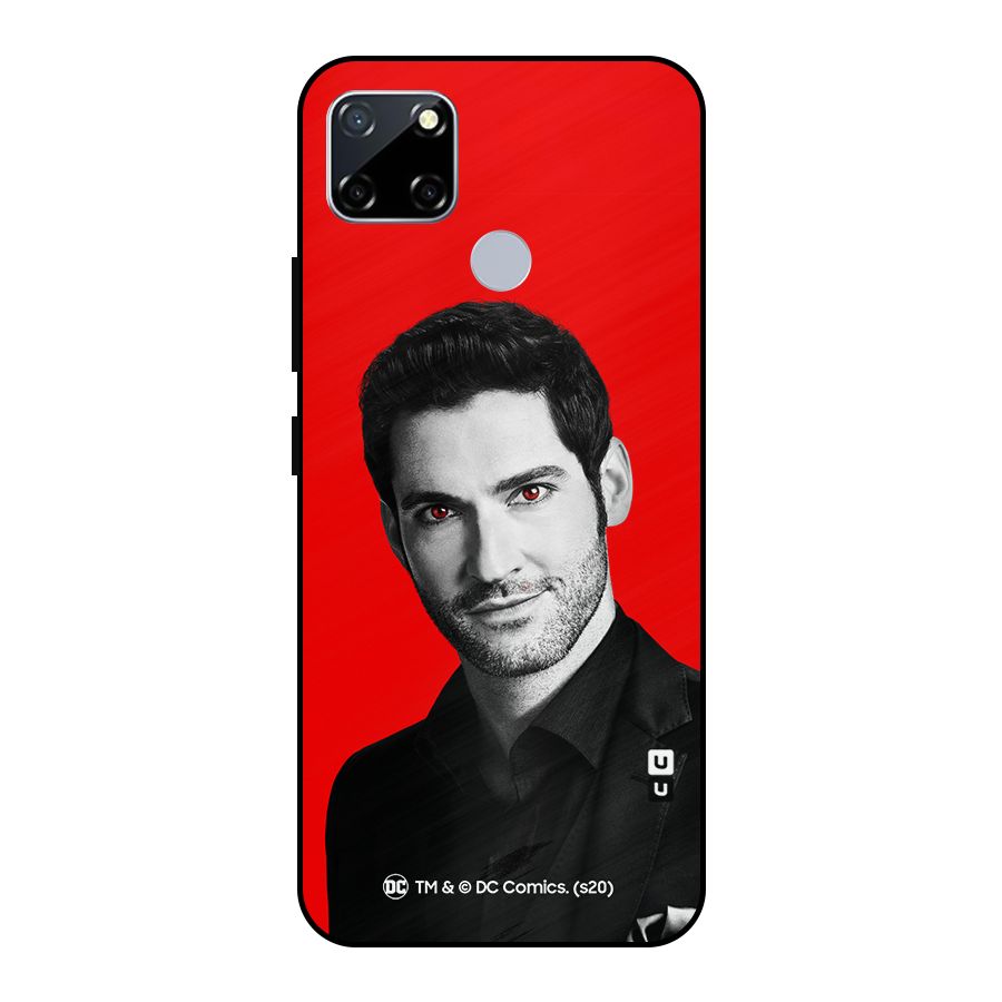 Lucifer Devil Smile Metal Back Case for Realme Narzo 20