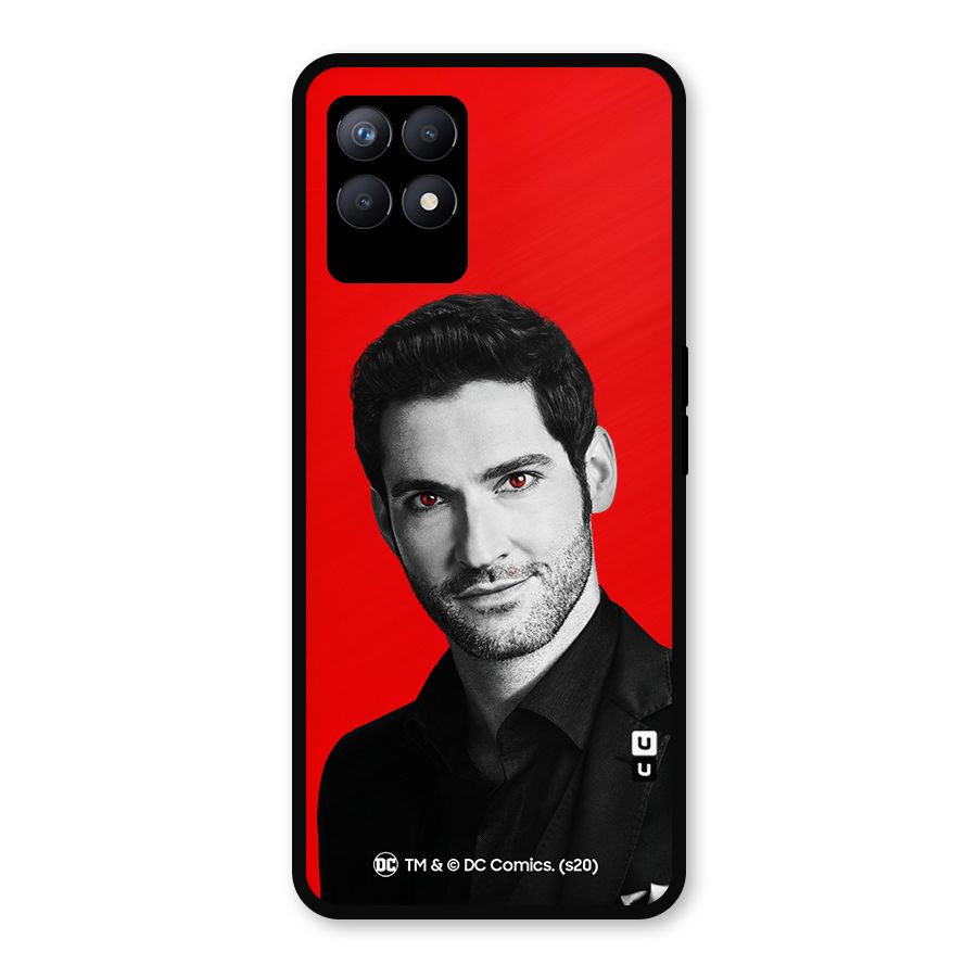 Lucifer Devil Smile Metal Back Case for Realme Narzo 50