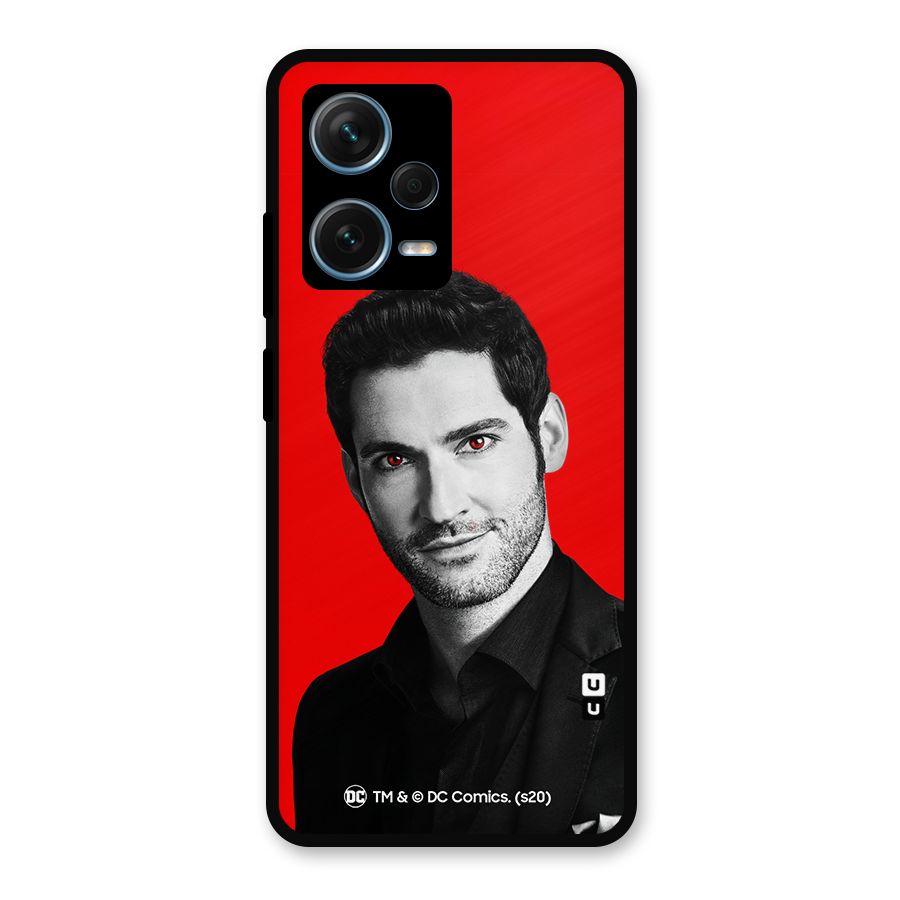Lucifer Devil Smile Metal Back Case for Redmi Note 12 Pro Plus 5G