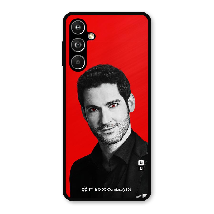 Lucifer Devil Smile Metal Back Case for Samsung Galaxy M54