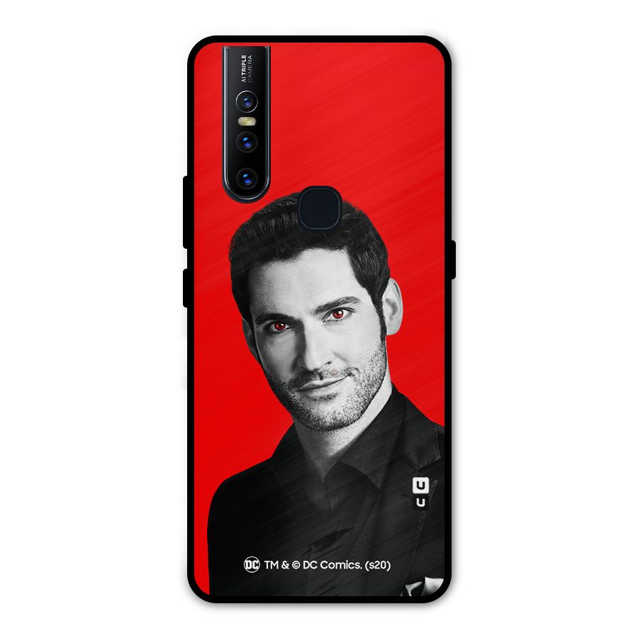 Lucifer Devil Smile Metal Back Case for Vivo V15