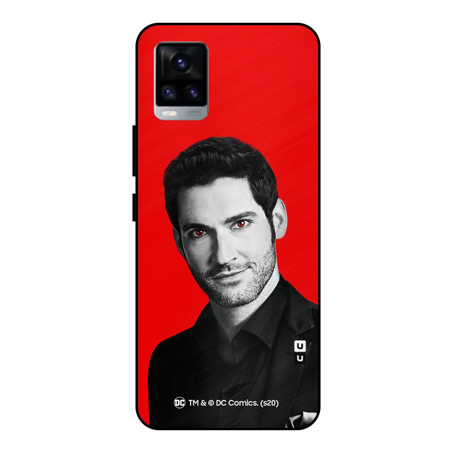 Lucifer Devil Smile Metal Back Case for Vivo V20 2021