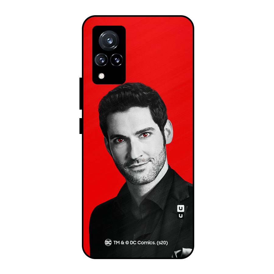 Lucifer Devil Smile Metal Back Case for Vivo V21 5G