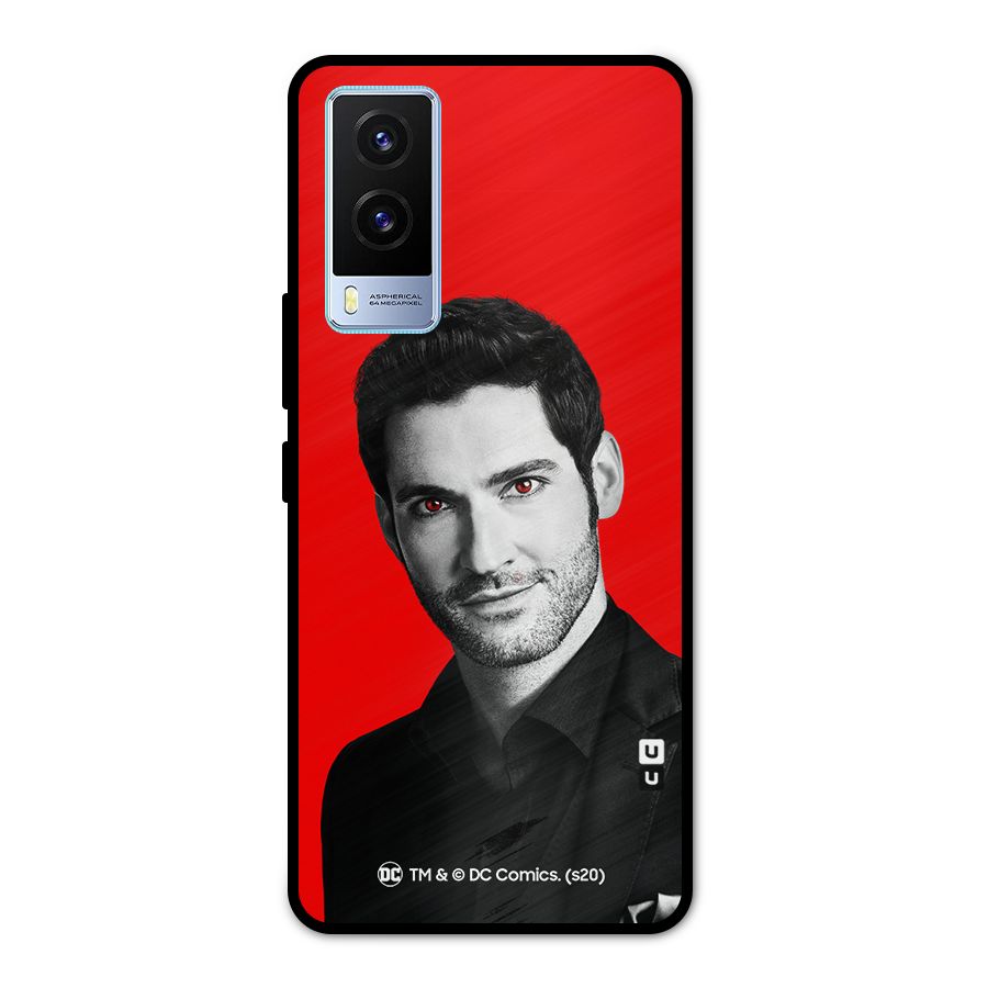 Lucifer Devil Smile Metal Back Case for Vivo V21e 5G
