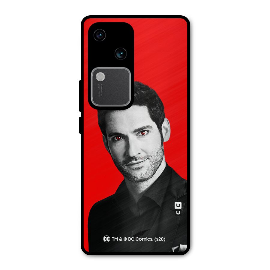 Lucifer Devil Smile Metal Back Case for Vivo V30