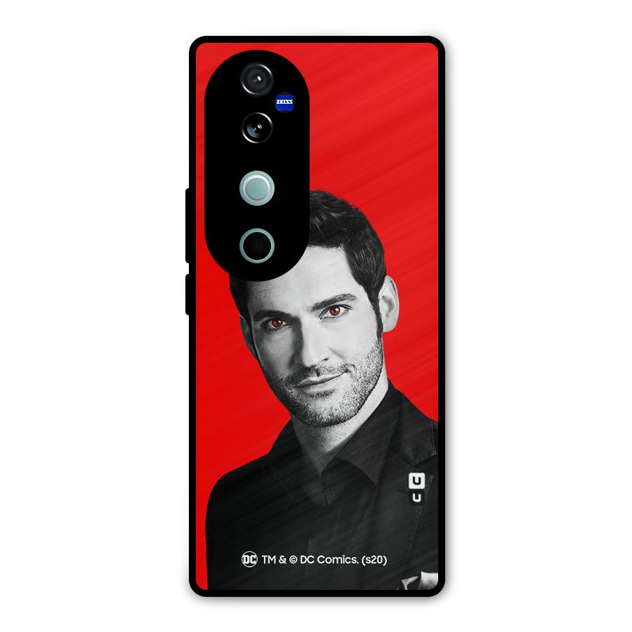 Lucifer Devil Smile Metal Back Case for Vivo V40