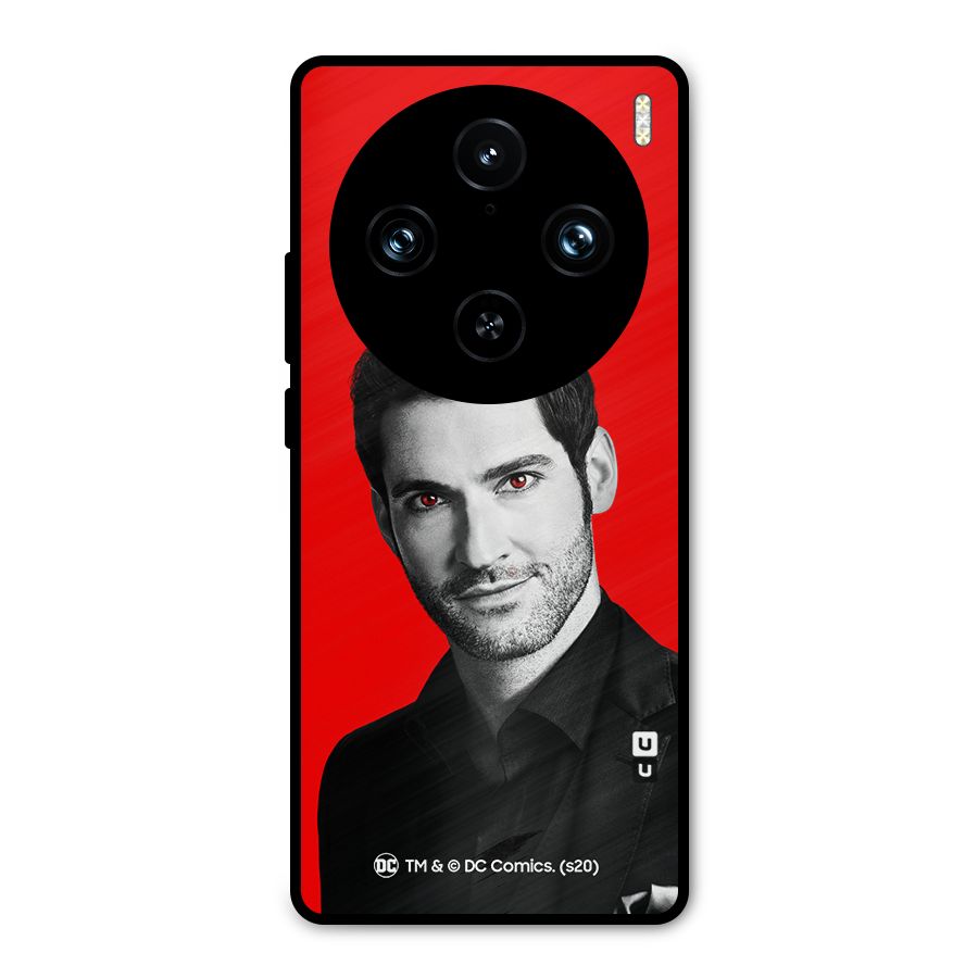 Lucifer Devil Smile Metal Back Case for Vivo X100 Pro