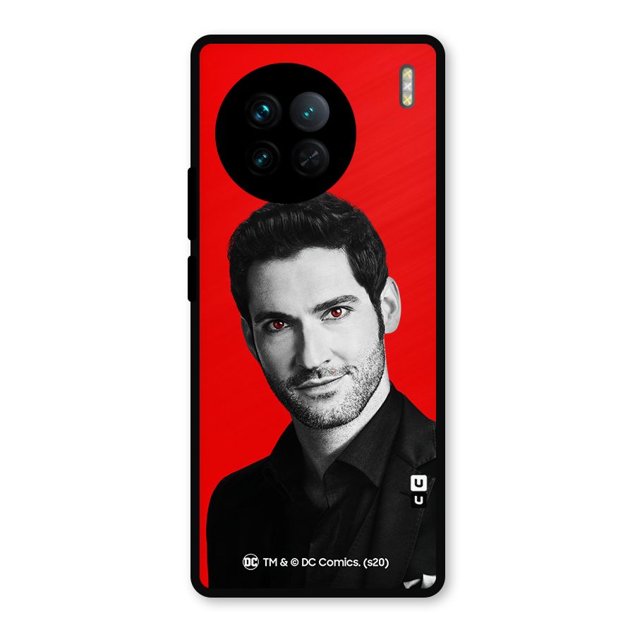 Lucifer Devil Smile Metal Back Case for Vivo X90