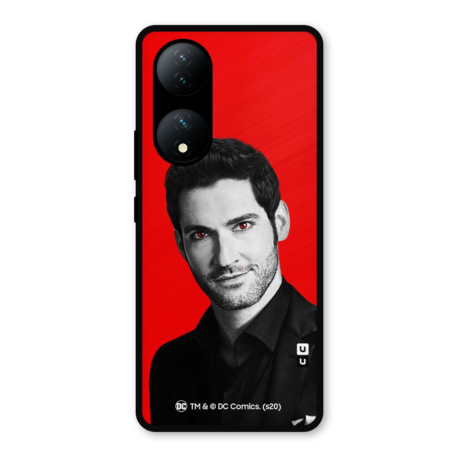 Lucifer Devil Smile Metal Back Case for Vivo Y100a