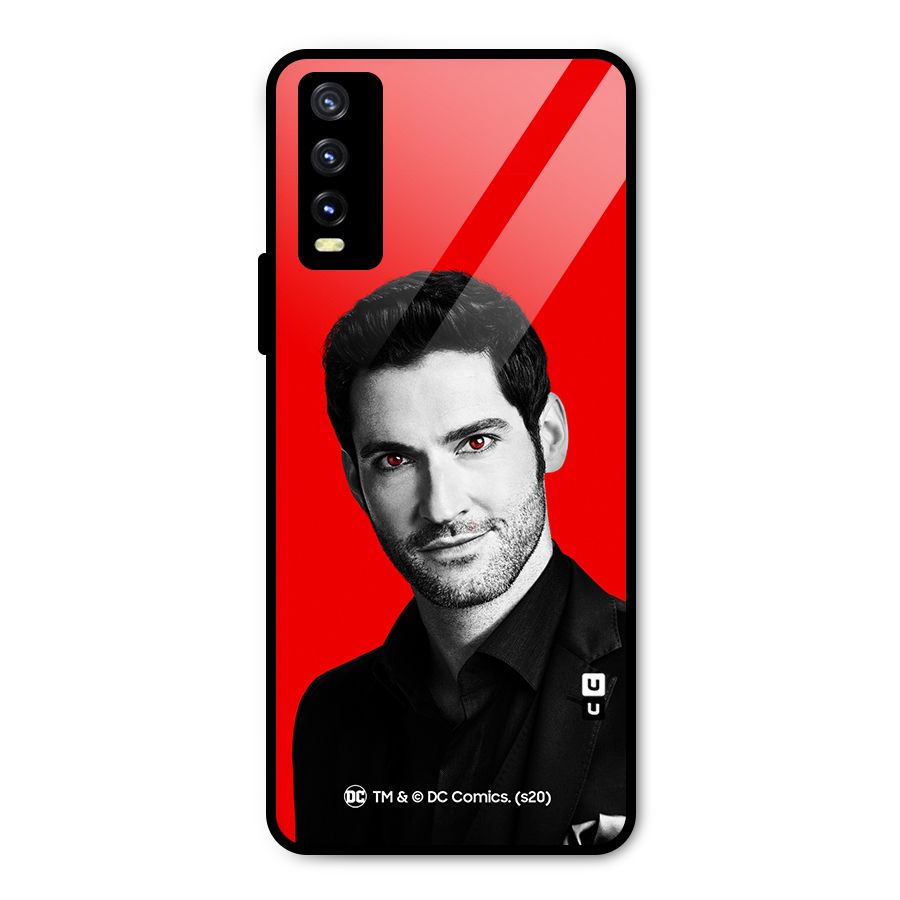 Lucifer Devil Smile Metal Back Case for Vivo Y20g