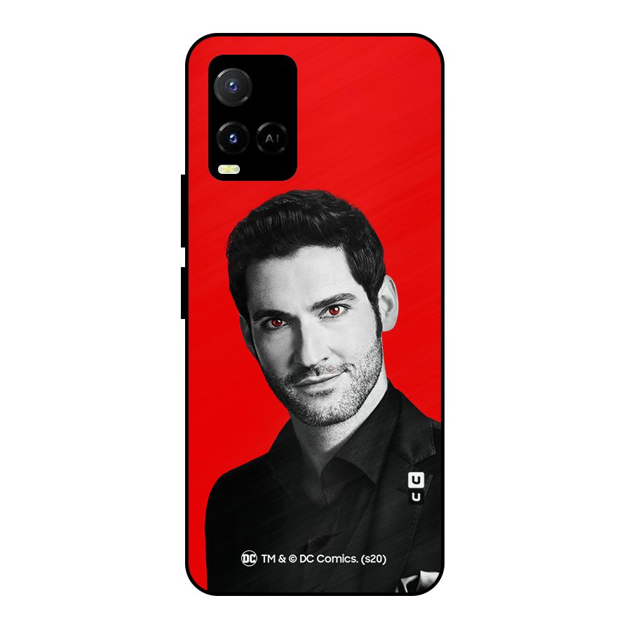 Lucifer Devil Smile Metal Back Case for Vivo Y21