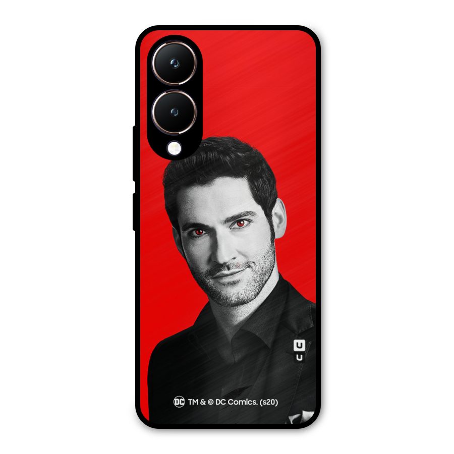 Lucifer Devil Smile Metal Back Case for Vivo Y28
