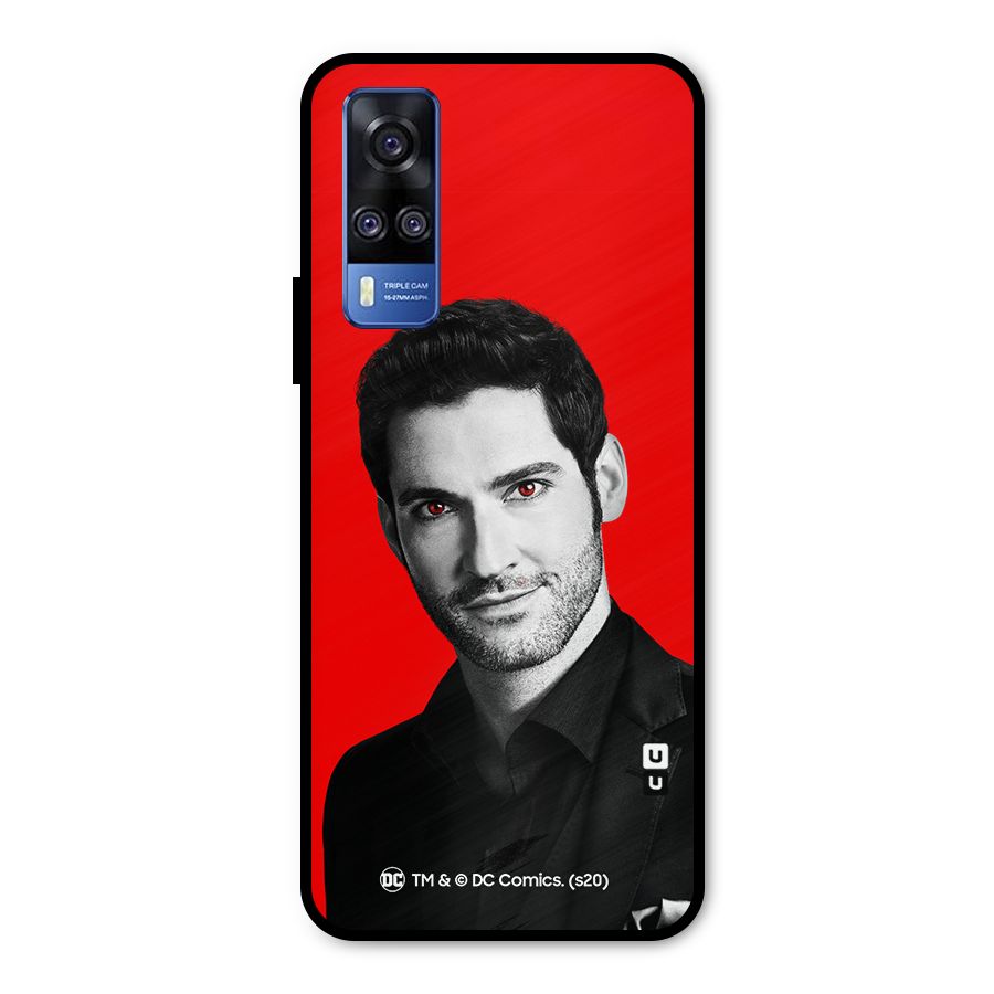 Lucifer Devil Smile Metal Back Case for Vivo Y51A