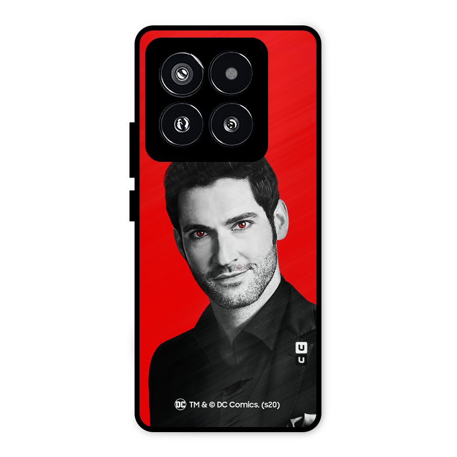 Lucifer Devil Smile Metal Back Case for Xiaomi 14 Pro