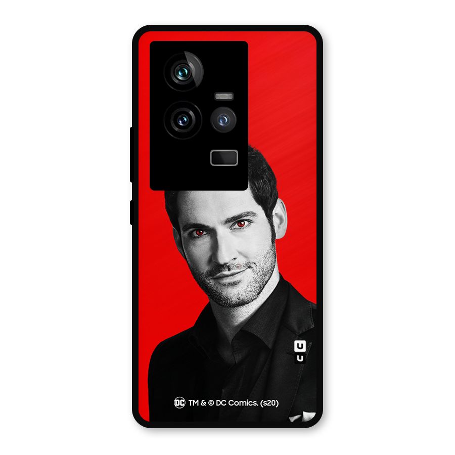 Lucifer Devil Smile Metal Back Case for iQOO 11 5G