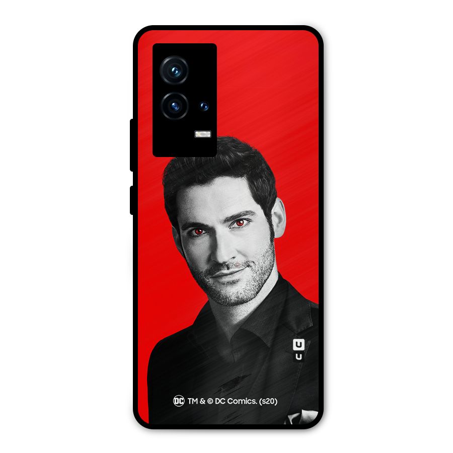 Lucifer Devil Smile Metal Back Case for iQOO 9 5G