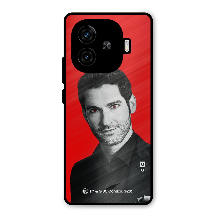Lucifer Devil Smile Metal Back Case for iQOO Z9 Turbo
